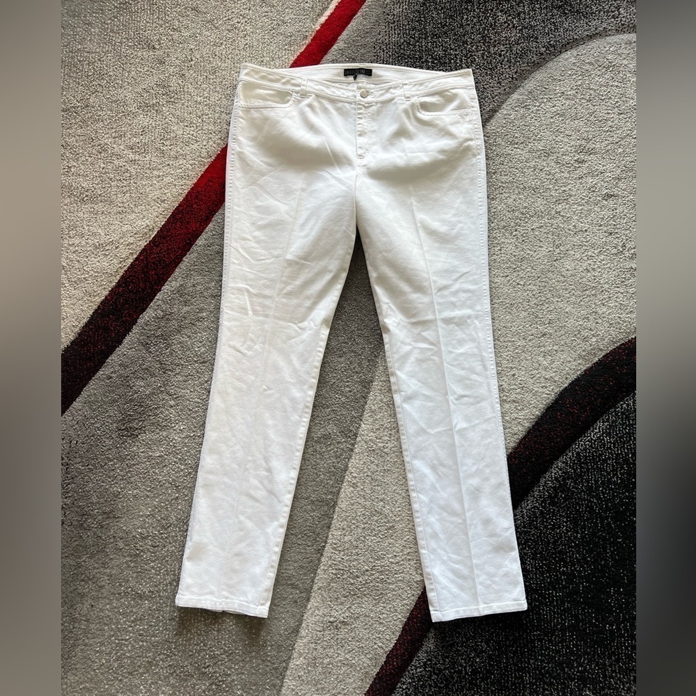 Lafayette 148 New York White Skinny Jeans